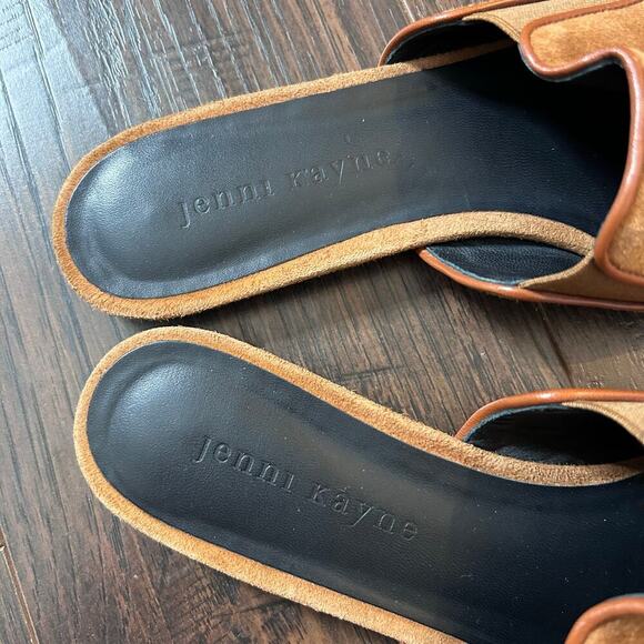 Jenni Kayne Suede Mule Women’s 6.5 Camel Brown Contemporary Travel‎ Professional - Picture 11 of 13